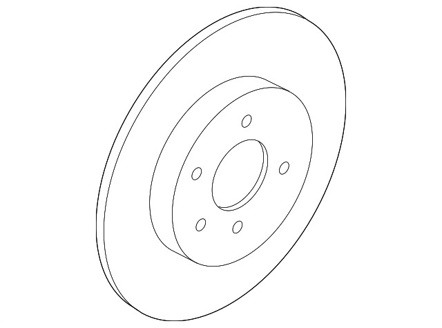 Genuine Hyundai Disc Brake Rotor 58411-S1300