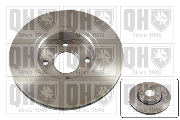 2x Brake Discs Pair Vented Front 278mm BDC4528 Quinton Hazell Set 4056031 New gallery