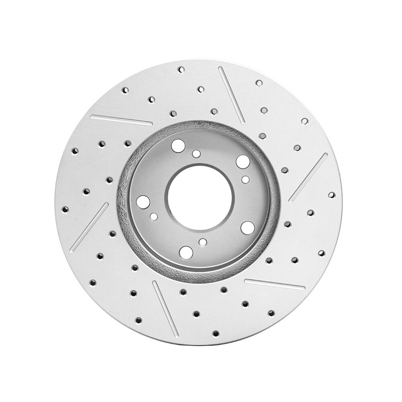 Front Drilled Brake Rotors+Ceramic Pads for Honda CIVIC Accord Element CR-V gallery