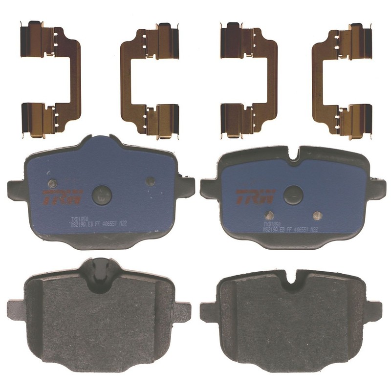 TXD1850 TRW 2-Wheel Set Brake Pad Sets Rear for 530 750 740 540 BMW X4 X3 X7 X6