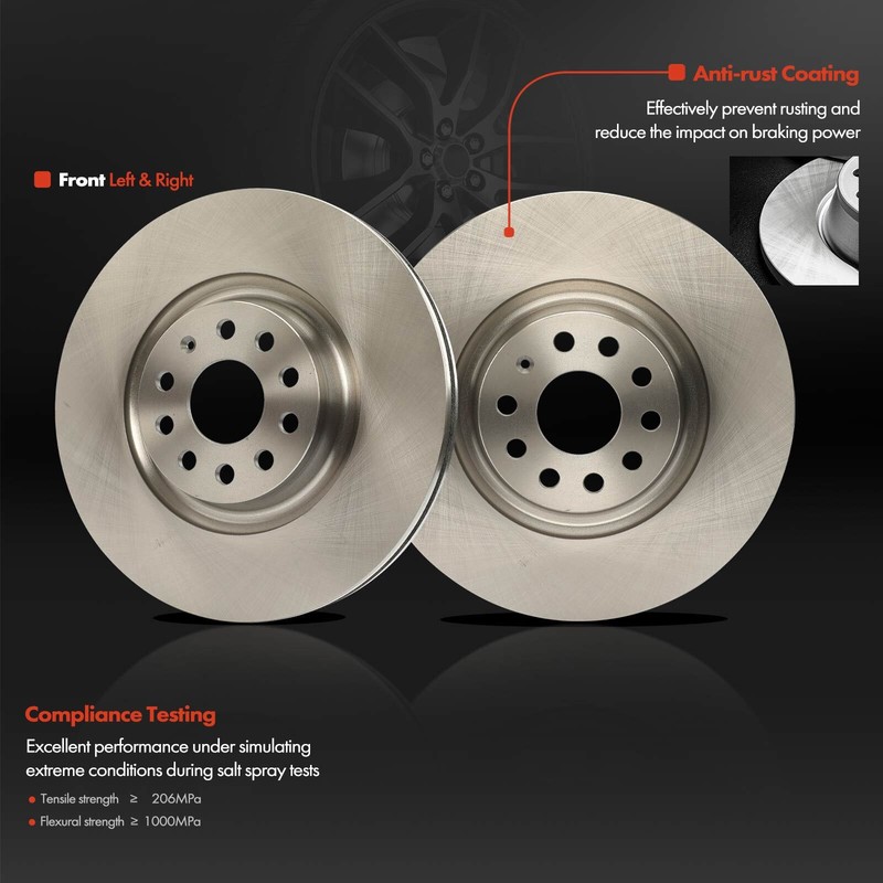 Front Disc Brake Rotor & Ceramic Brake Pad for Audi Q3 2020 S3 15-20 Volkswagen gallery