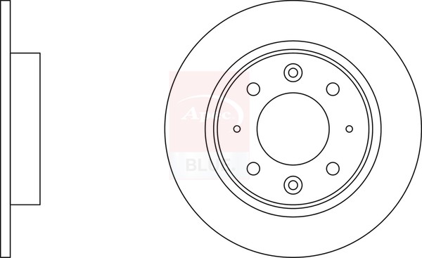 2x Brake Discs Pair Solid fits KIA CARENS Mk2 1.6 Rear 2002 on GA6D 261mm Set gallery