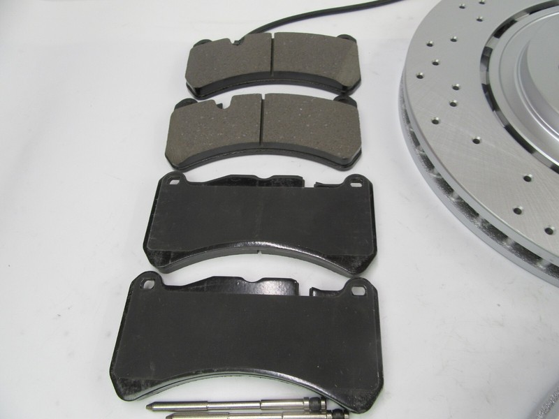 Maserati Ghibli Quattroporte front brake pads & rotors FREE OIL FILTER TopEuro gallery