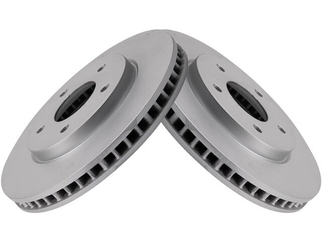 TRQ 23WS37P Front Brake Rotor Set Fits 2013-2019 Nissan NV200