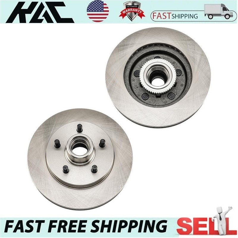 Set of 2 Front Brake Rotors For 1995-1999 Chevy GMC C1500 1996-1999 Tahoe 5.7L