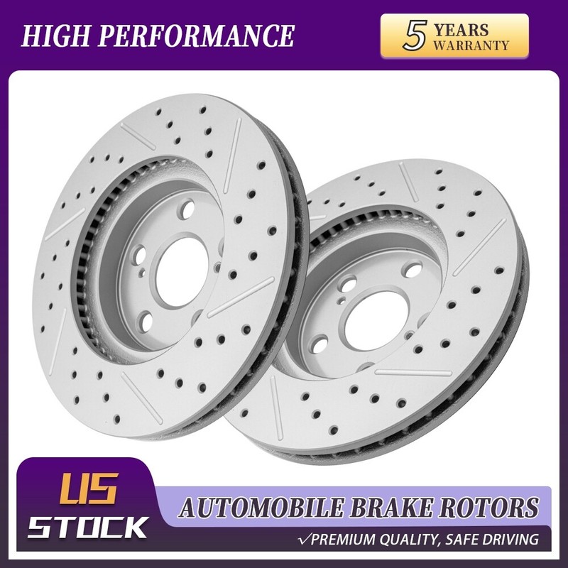 Front Disc Brake Rotors for 2010 – 2014 2015 Lexus CT200H Toyota Prius Plug-In