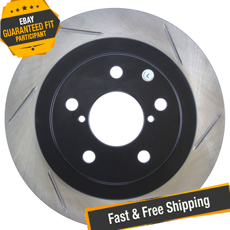 StopTech Sport Slotted 1-Piece Rear Driver Side Brake Rotor for 93-07 Impreza