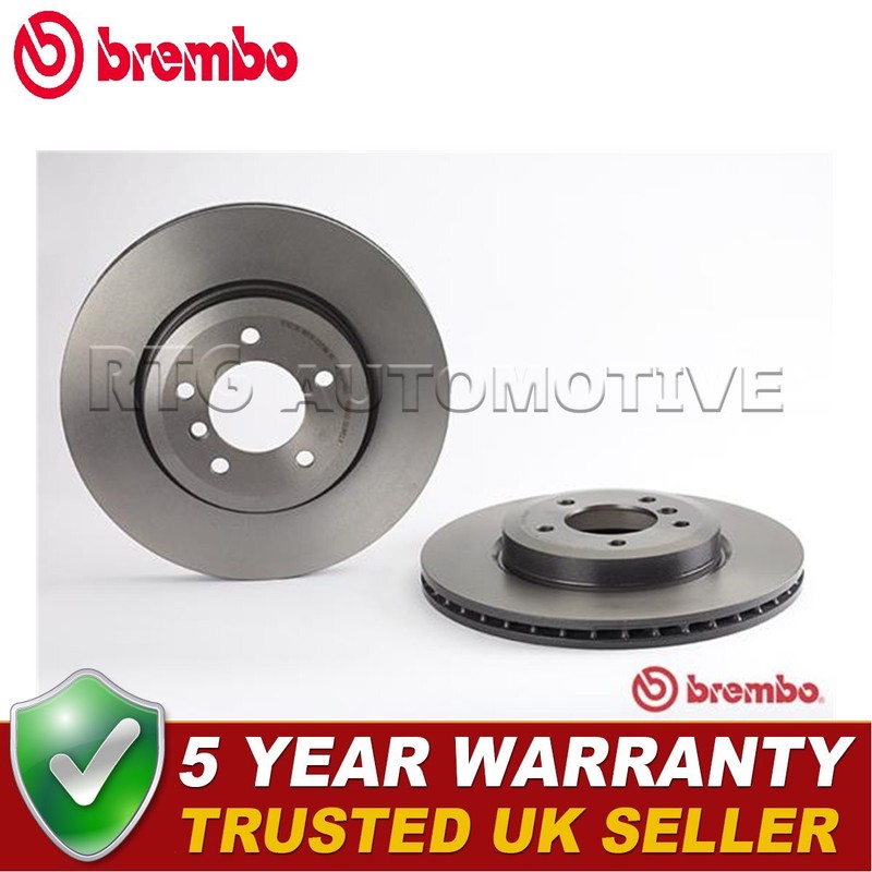 Brembo Front Brake Discs Fits BMW 3 Series 1999-2007 2.0 2.5 3.0 D gallery