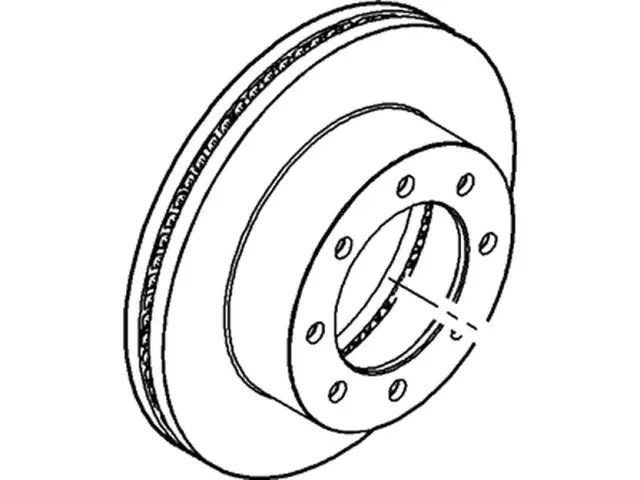 Genuine Ford Disc Brake Rotor 7U2Z-1V125-C gallery