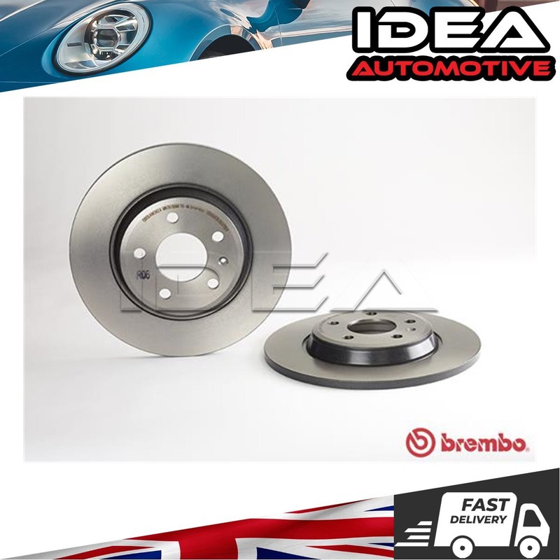 2x Discs Rear Idea Fits Audi A4 A5 A6 Q5 A7 Allroad + Other Models #1