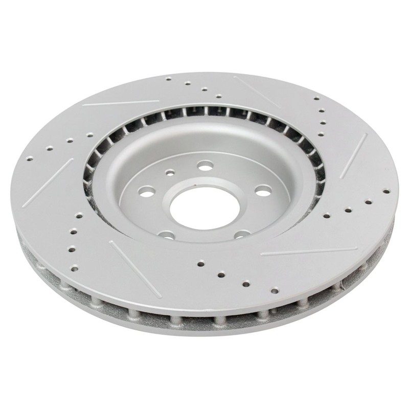 Brake Rotor Ceramic Pad Performance Drilled Slotted Front Rear Kit Set gallery