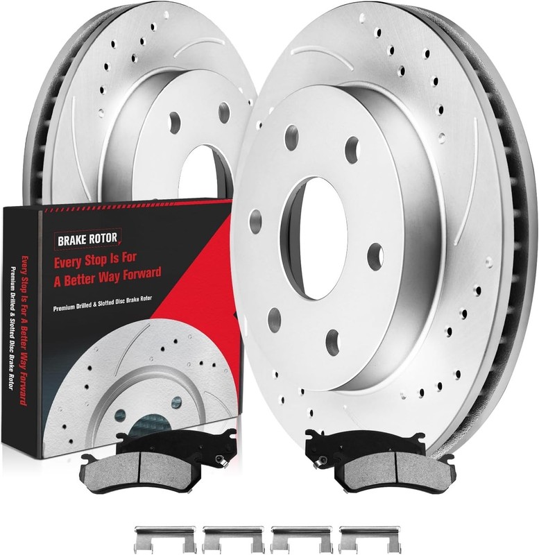 NEW #1 BRAND Toyota Camry 2005-2006 USA 2 Front + 2 Rear Ceramic Brake Kit
