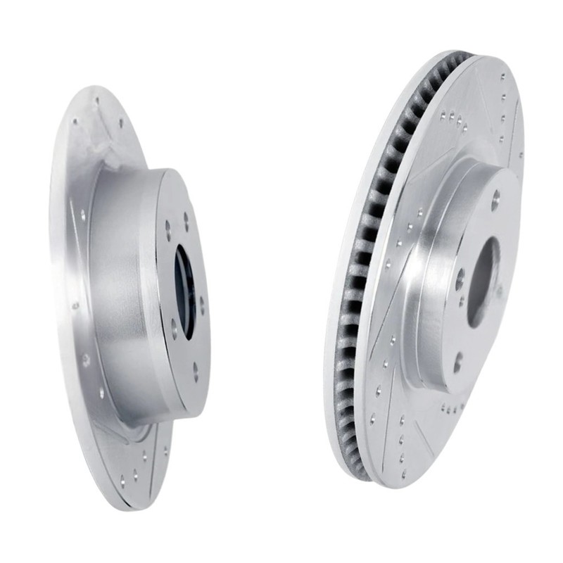 For Land Rover Discovery Sport 2015-2019 Brake Rotor Set Front and Rear | Silver gallery