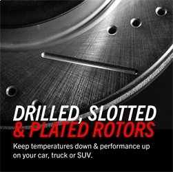 Power Stop EBR1414XPR Evolution Performance Drilled and Slotted Brake Rotor Set gallery