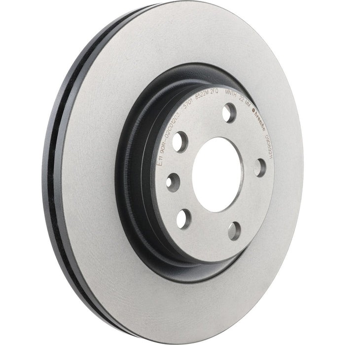 Brembo 09.D892.11 UV Coated Plain Vented Front Brake Rotor for 19-22 Volvo XC40