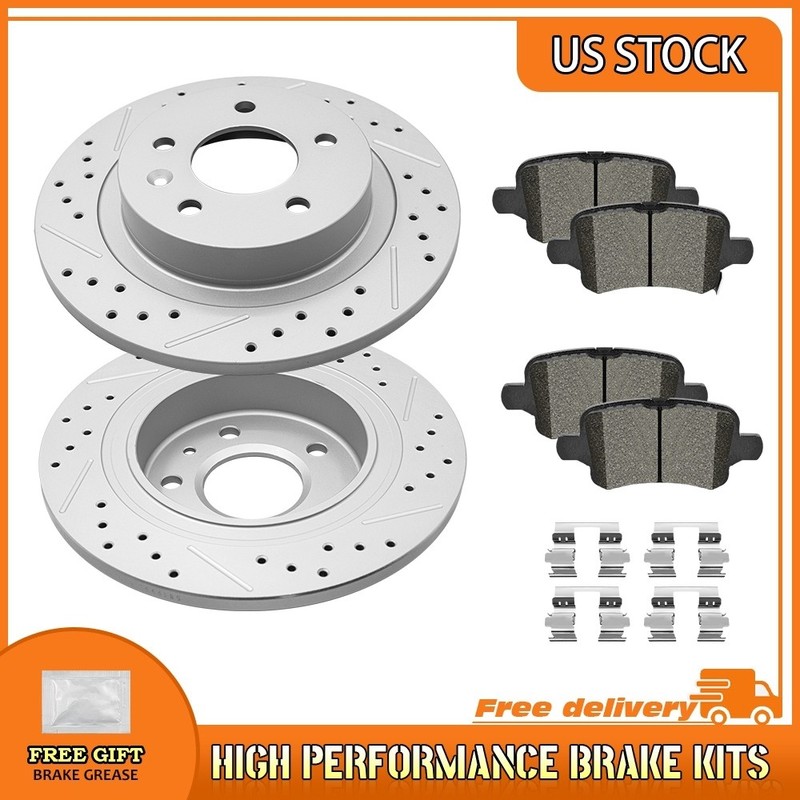 Rear Brake Rotor Pads For Buick Lacrosse/Regal Tourx Chevrolet Equinox Malibu