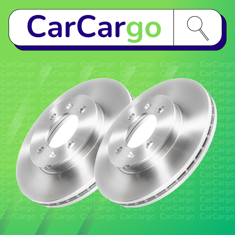 Premium Vented Front Brake Discs Pair For MG MG TF 120 2002-2009 240 mm
