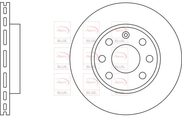 Brake Discs Pair Front FOR OPEL ASCONA B 2.0 77->81 Petrol Blue gallery