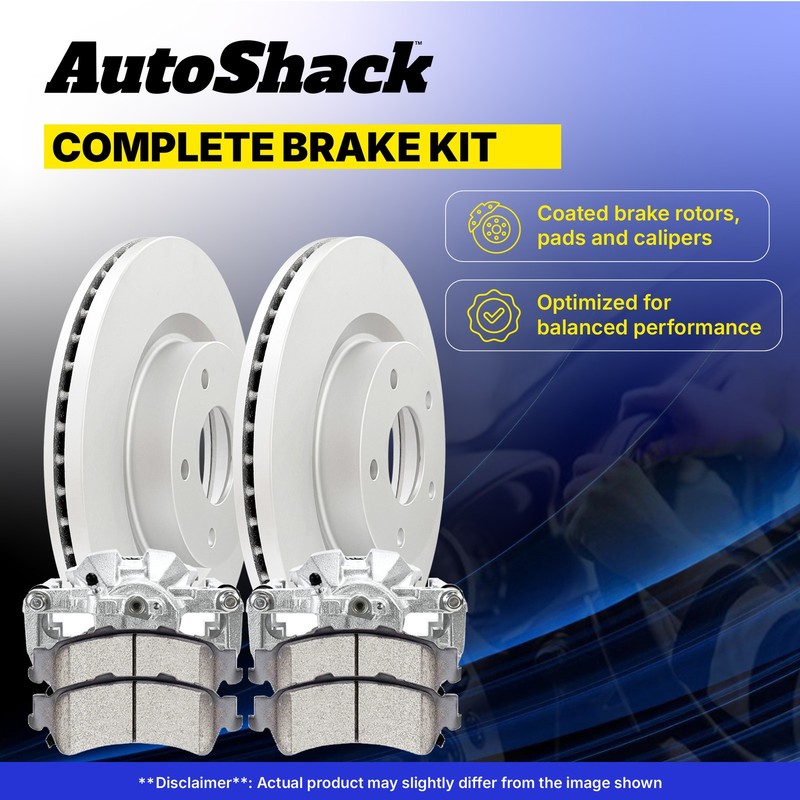 Rear Brake Rotors Ceramic Pads Calipers for Toyota, Matrix 2009-2013 gallery