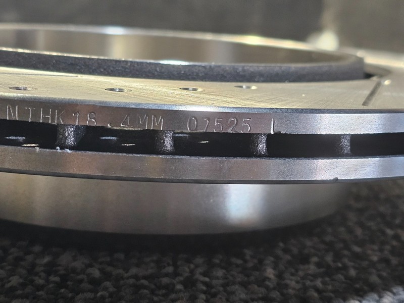 X34131R Drilled and Slotted Brake Rotor Right Side gallery