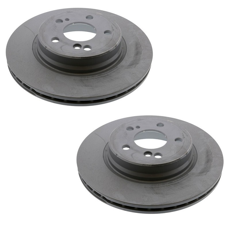 Zimmermann Pair Set of 2 Rear Vented Disc Brake Rotors 300mm For Mercedes R129