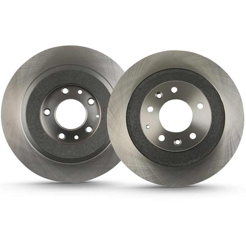 55159 Rear Discs Brake Rotors Soild Fits 2011-2017 Lexus CT200h G3000 Casting
