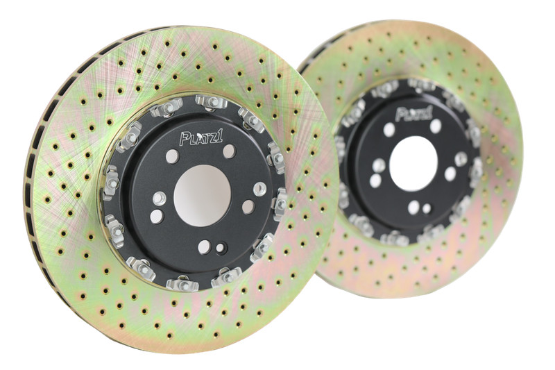 Platz1 360mm (14″) Front 2-PC Floating Brake Disc Rotors for Benz W205 C63/S AMG