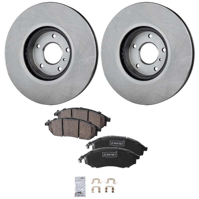 Front Brake Disc Rotors and Pads Kit Sedan for Nissan 370Z INFINITI Q70 Q70L Q40