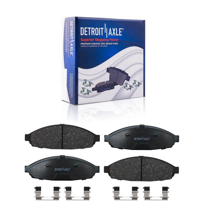 Front & Rear Brake Rotors + Ceramic Pad for 2003 2004 2005 - 2011 Crown Victoria gallery