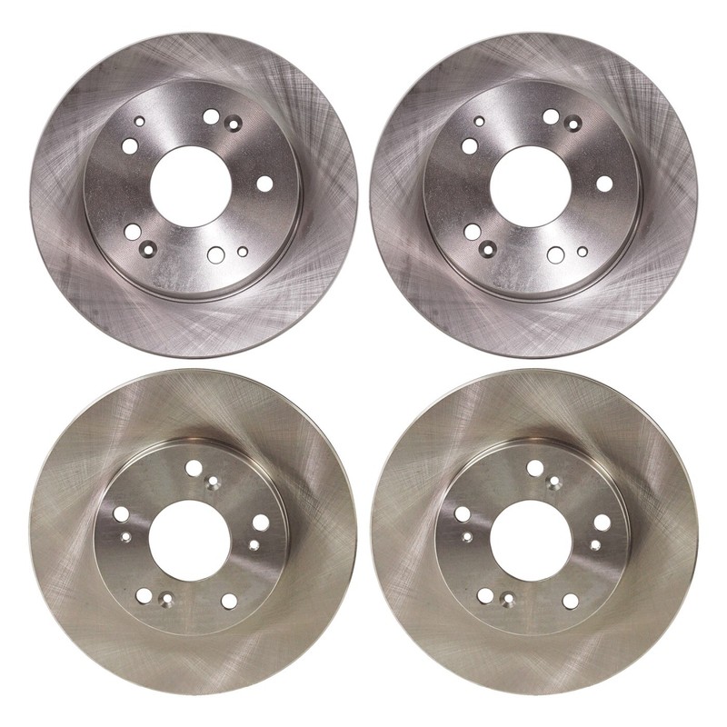 Front & Rear Disc Brake Rotors For 2002-2006 Acura RSX 10.3 Front 10.22 in. Rear
