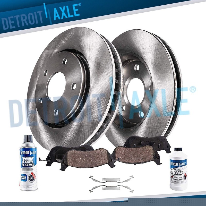 Front Disc Rotors Ceramic Brake Pads for 2013 2014 -2016 Ford Fusion Lincoln MKZ