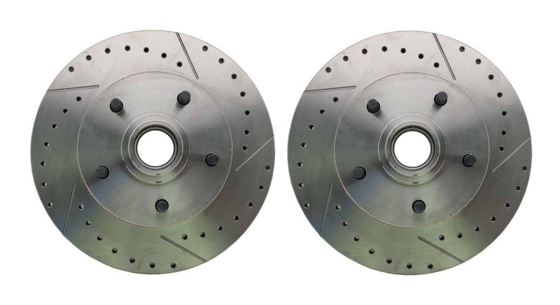 1969-74 Chevy Nova Performance Chrome Disc Brake, Control Arms, pc Red Calipers gallery