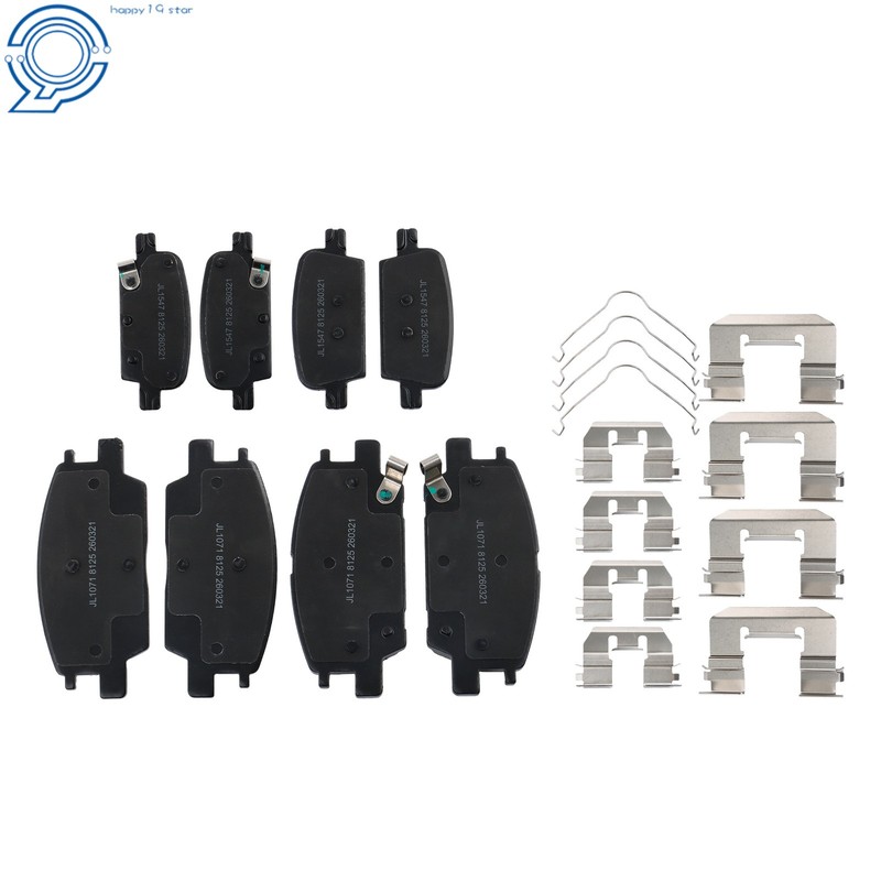 Front & Rear Disc Brake Rotors & Ceramic Brake Pads For Chevrolet Malibu 17-20 gallery