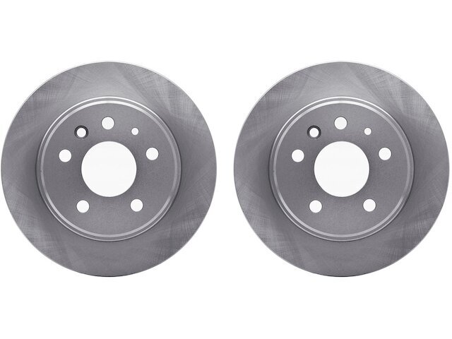 For 1973-1980 Mercedes 450SLC Brake Rotor Set Rear Dynamic Friction 92497GQ 1974
