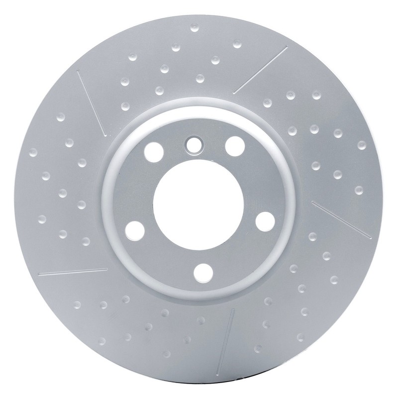For BMW 230i 17-21 Brake Rotor DFC Hi-Carbon Alloy GEOMET Dimpled & Slotted