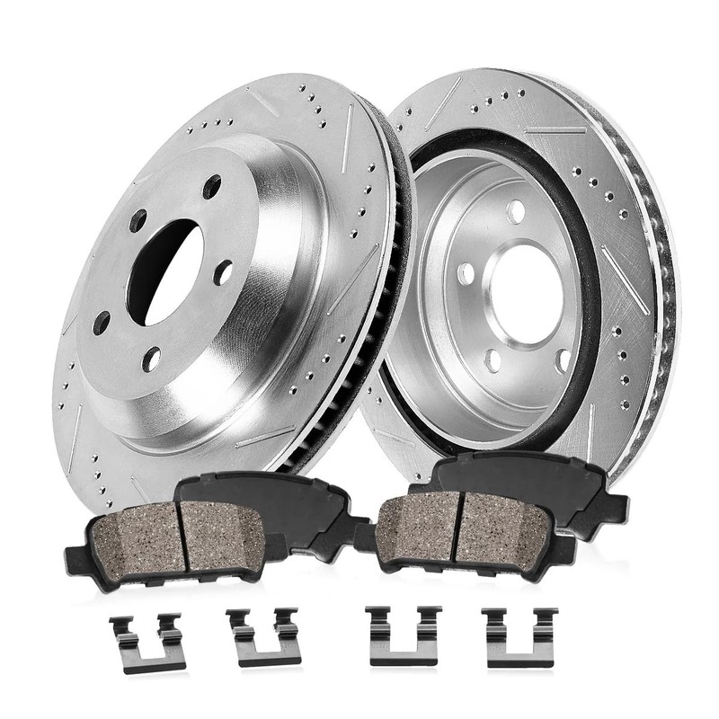 Callahan Brake Parts Rear Brake Kit For Hyundai Azera 200609 Drilled & Slott…