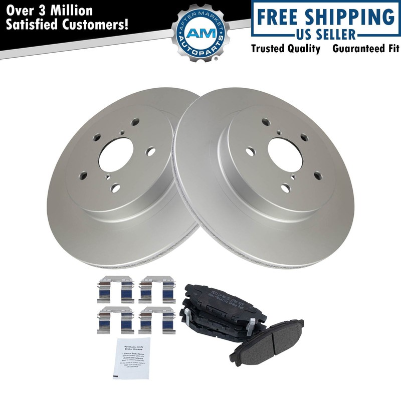 Brake Pad & Rotor Kit Semi-Metallic Fits 2016 Subaru WRX