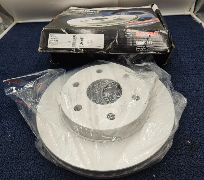 Bosch 25010534 QuietCast Premium Vented Front Brake Rotor For Chevy Astro 03-05