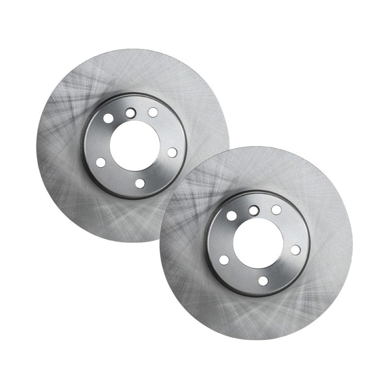 For BMW 530i/540i 2001-2003 Brake Discs Driver and Passenger Side | Pair | Front