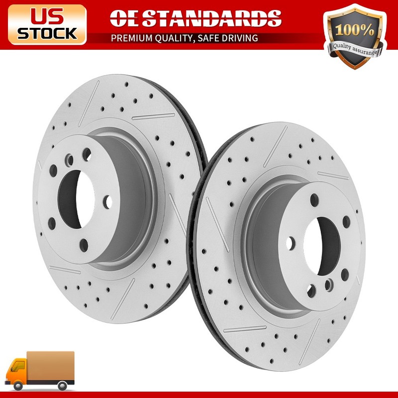 12.99 inch (330mm) Rear Disc Brake Rotors for 2011 – 2017 BMW X3 2015 – 2018 X4