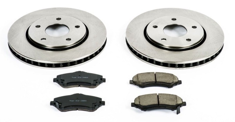 PowerStop KOE3118 OE Stock Replacement Low-Dust Ceramic Brake Pad and Rotor Kit gallery