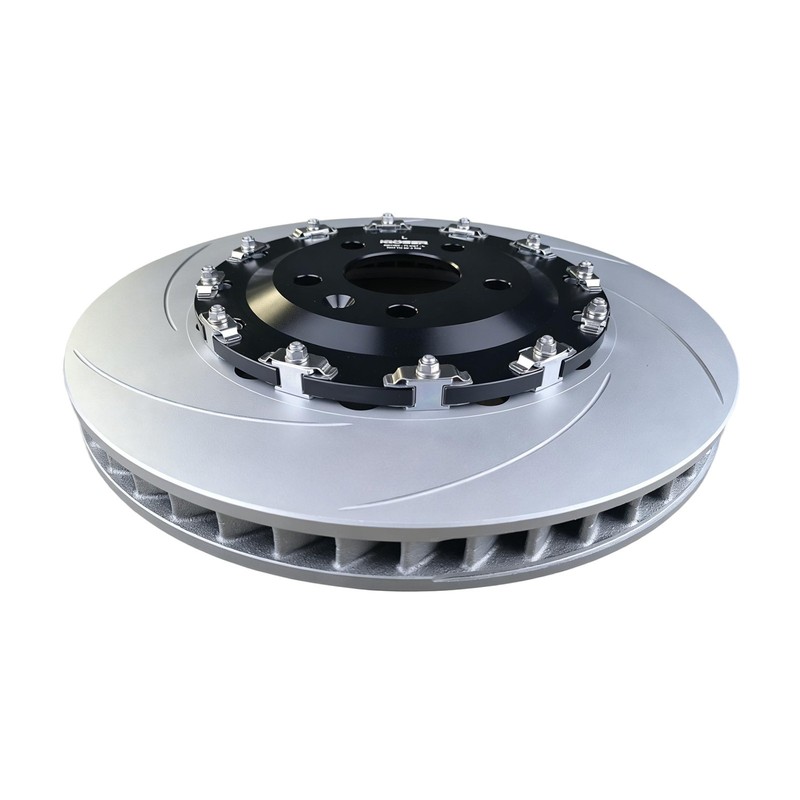2-Piece Front Float Slotted Brake Rotor For AUDI A6 A8 S6 SQ7 SQ8 Etron (10-25) gallery