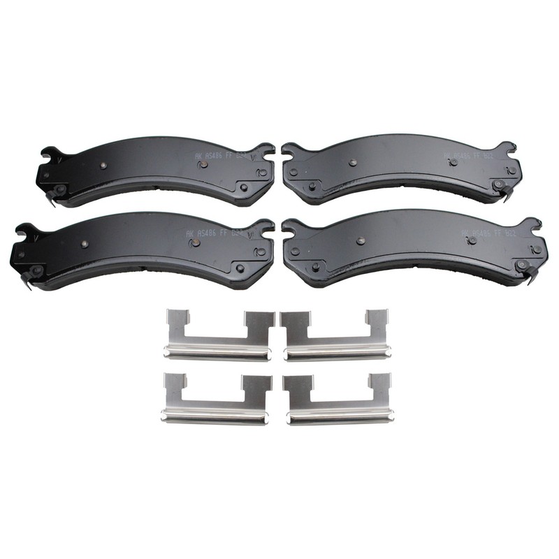 DuraGo Front Rotors Akebono ProACT Ceramic Brake Pad Kit For Express Savana 3500 gallery