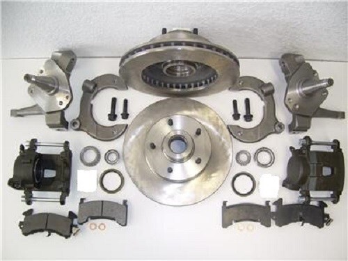 Mustang II Front Disc Brake Conversion Kit 2″ Drop Spindles Chevrolet 5 on 4 3/4