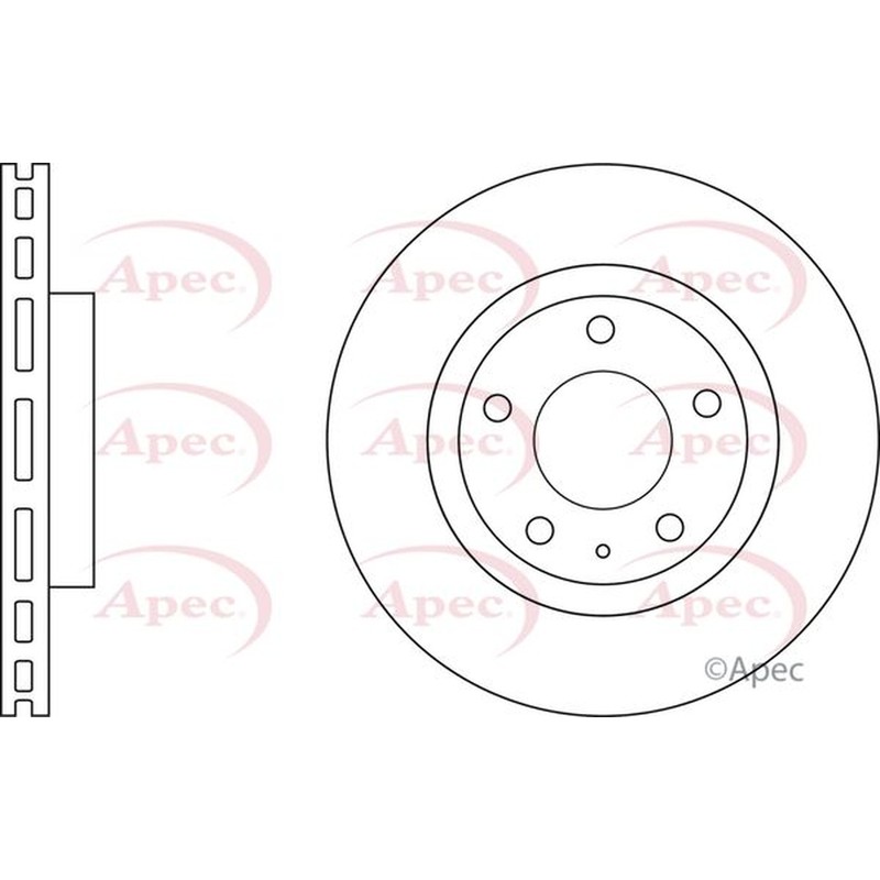 Apec Front Brake Disc (DSK3079) – OE High Quality Precision Engineered Part