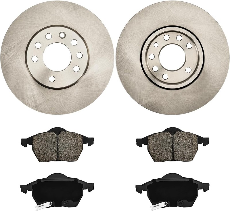 KAX Front Brake Kit, Carbon Fiber Ceramic Brake Pads and Rotors gallery