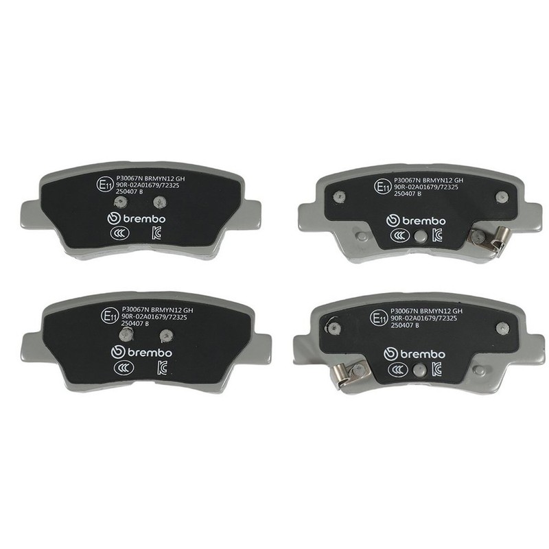 Brembo OEM Front & Rear Ceramic Brake Pads Kit For 2014-2016 Kia Soul 9 Yr Warra