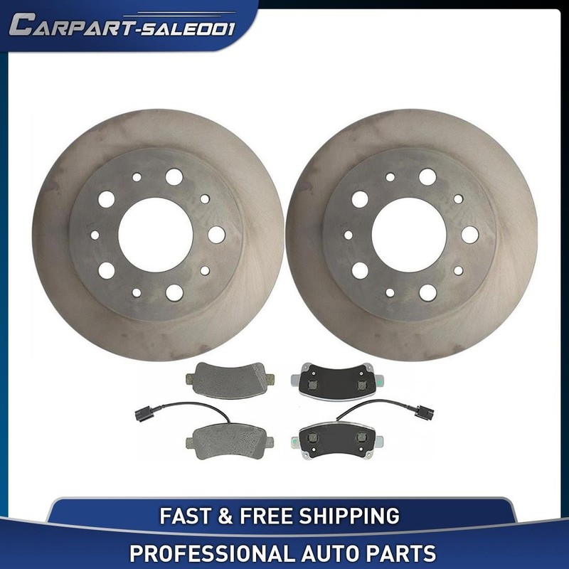 Rear Disc Brake Rotors Brake Pads Kit for 2015-2017 Fiat Ducato 2.3L