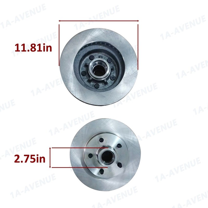 Squarebody Disc Brake Spindle Components 1.25" Rotor 5 Lug For 1973-87 Chevy C10 gallery