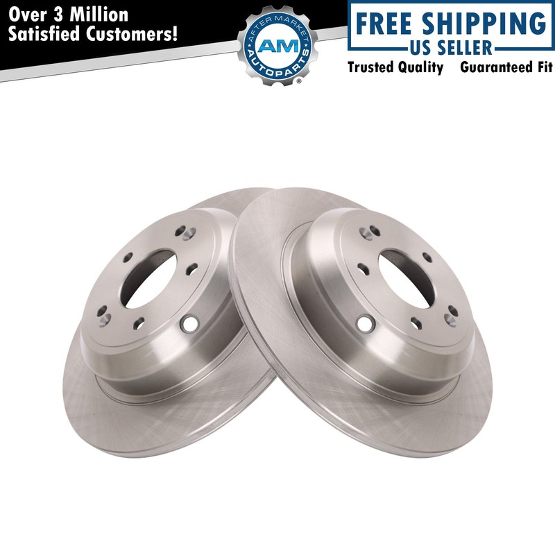 Rear Brake Rotors Set For 2019-2023 Genesis G70 2018-2021 Kia Stinger